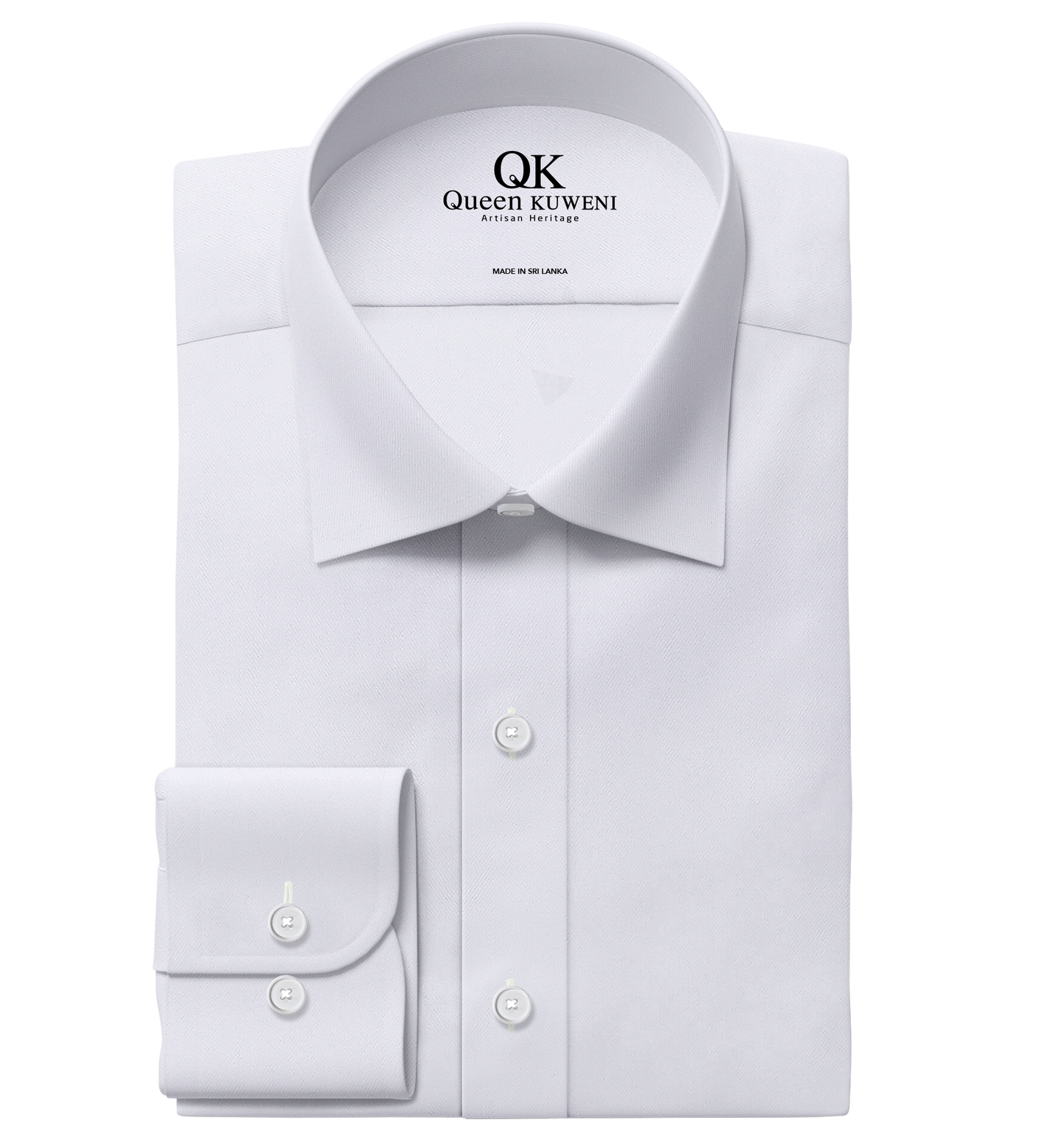 Artisan Men’s White Dress Shirt – 50.9% Bamboo Pulp Fiber
