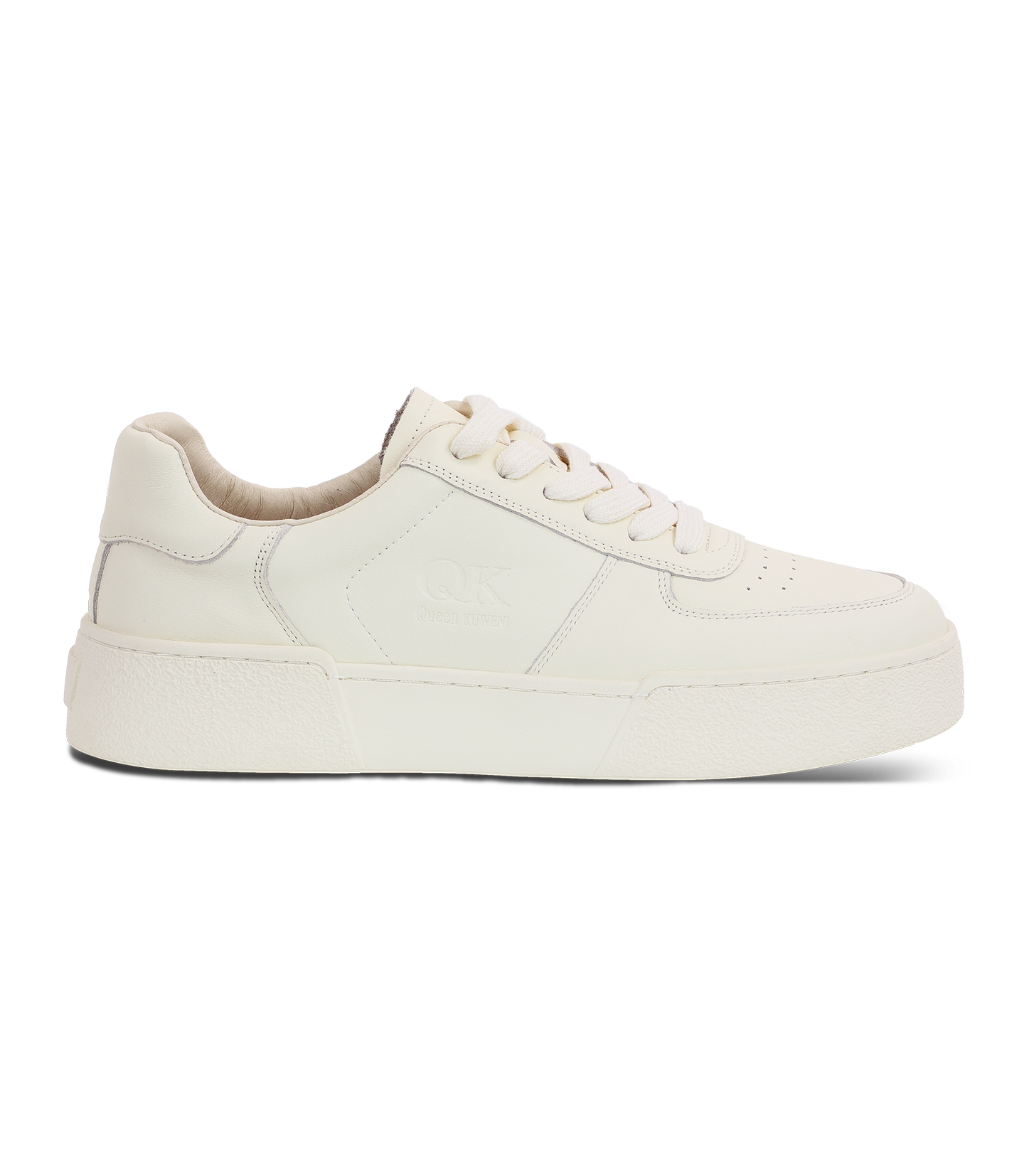 Premium Men’s White Leather Sneakers