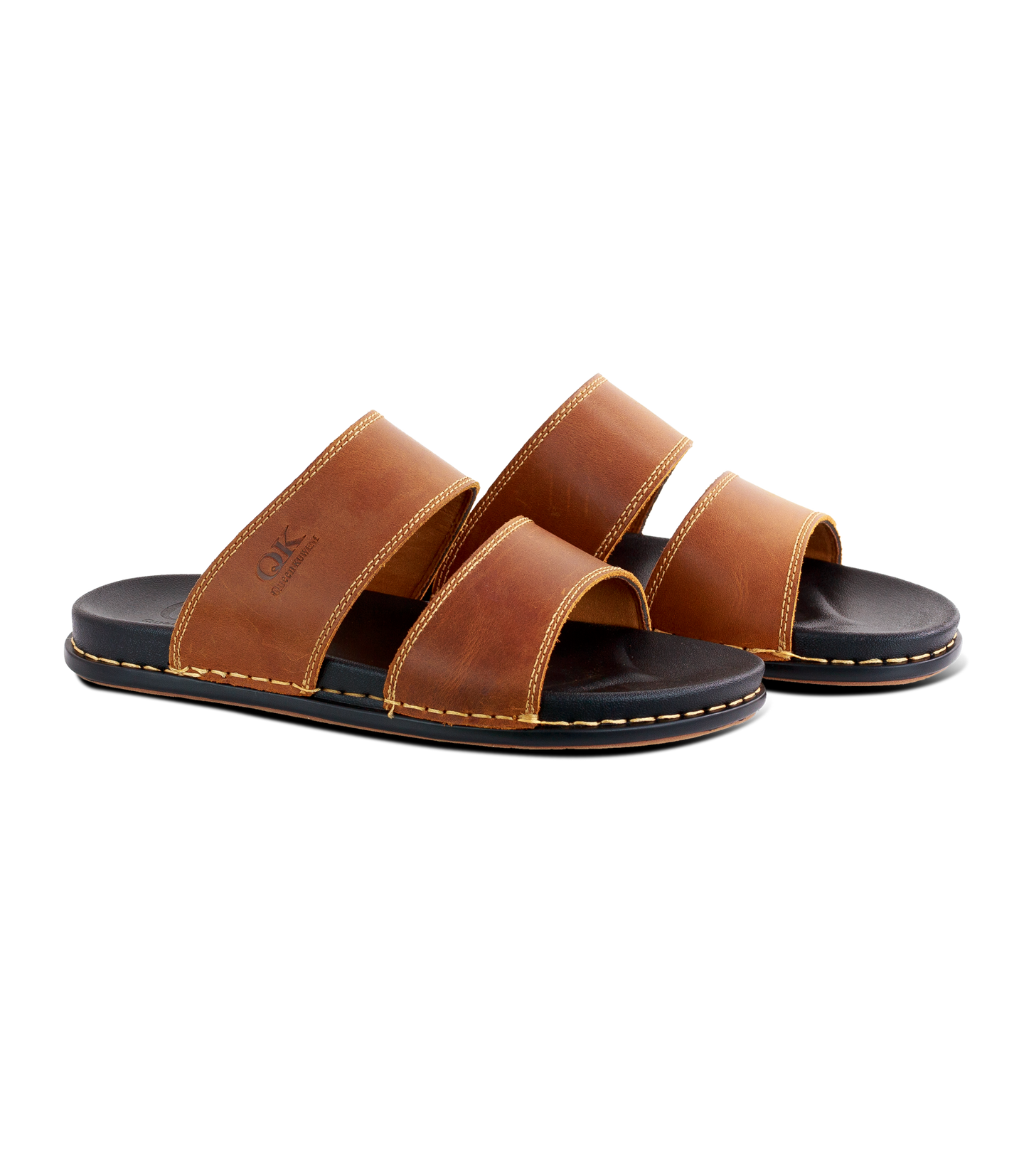 Premium Men’s Brown Leather Sandals