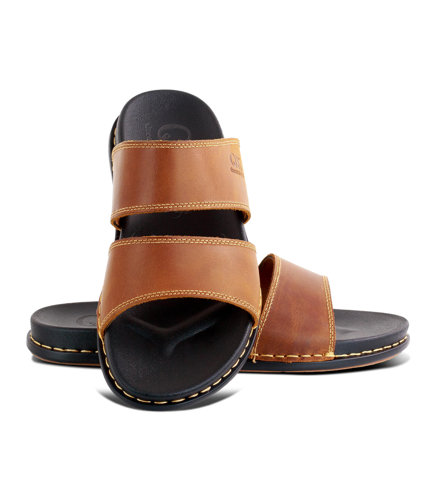 Premium Men’s Brown Leather Sandals