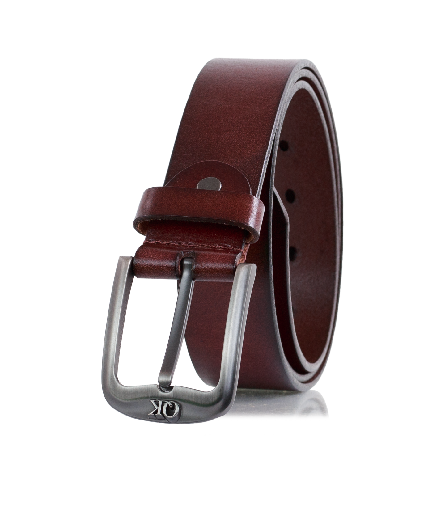 Signature Men’s Brown Leather Belt