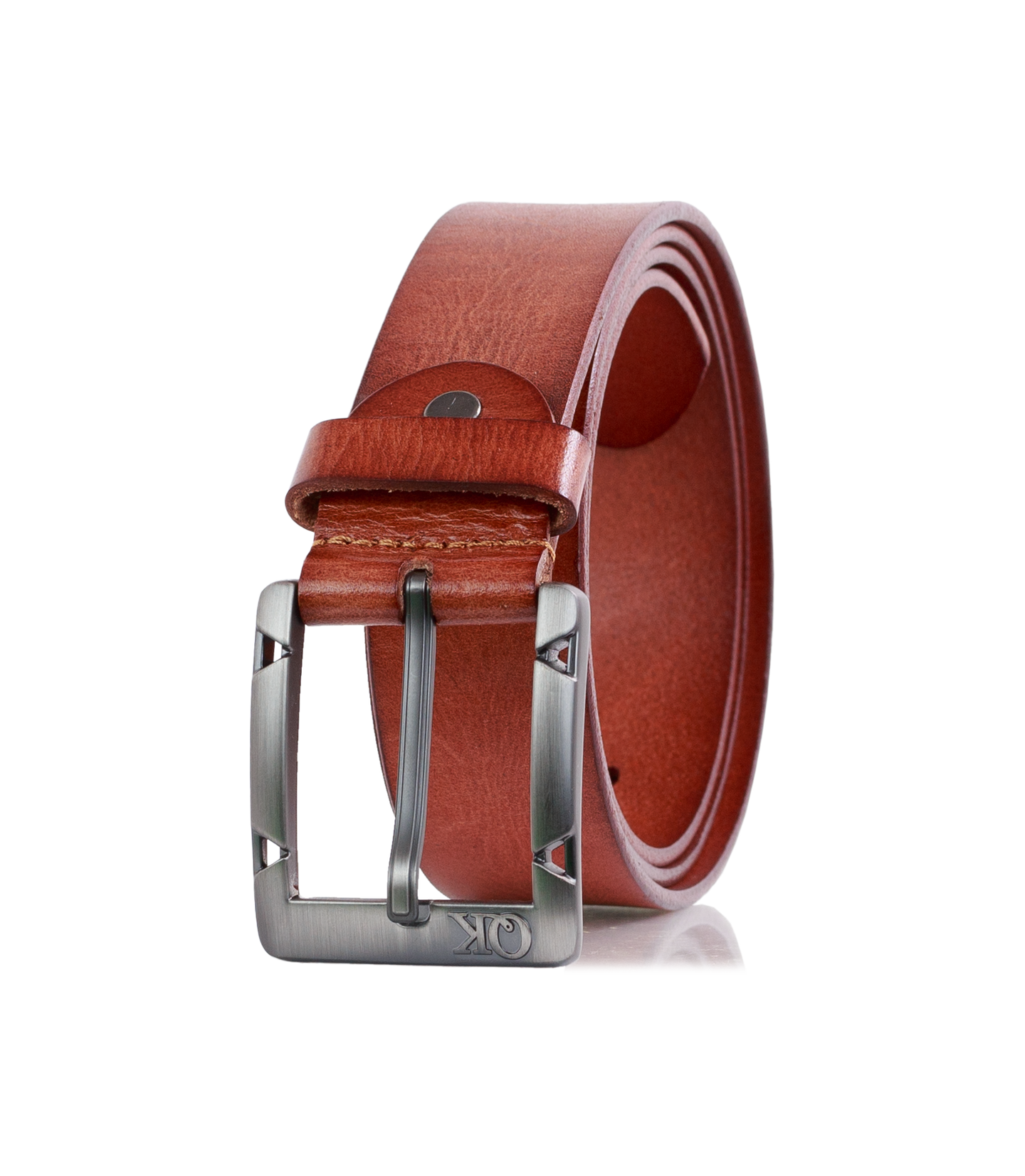 Dominion Brown Leather Belt – Elite Collection