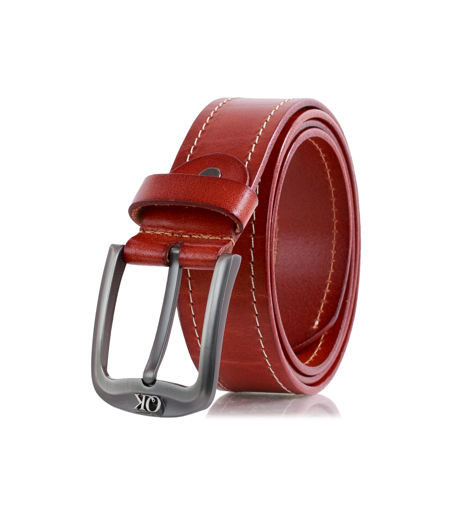 Premium Men’s Brown Leather Belt