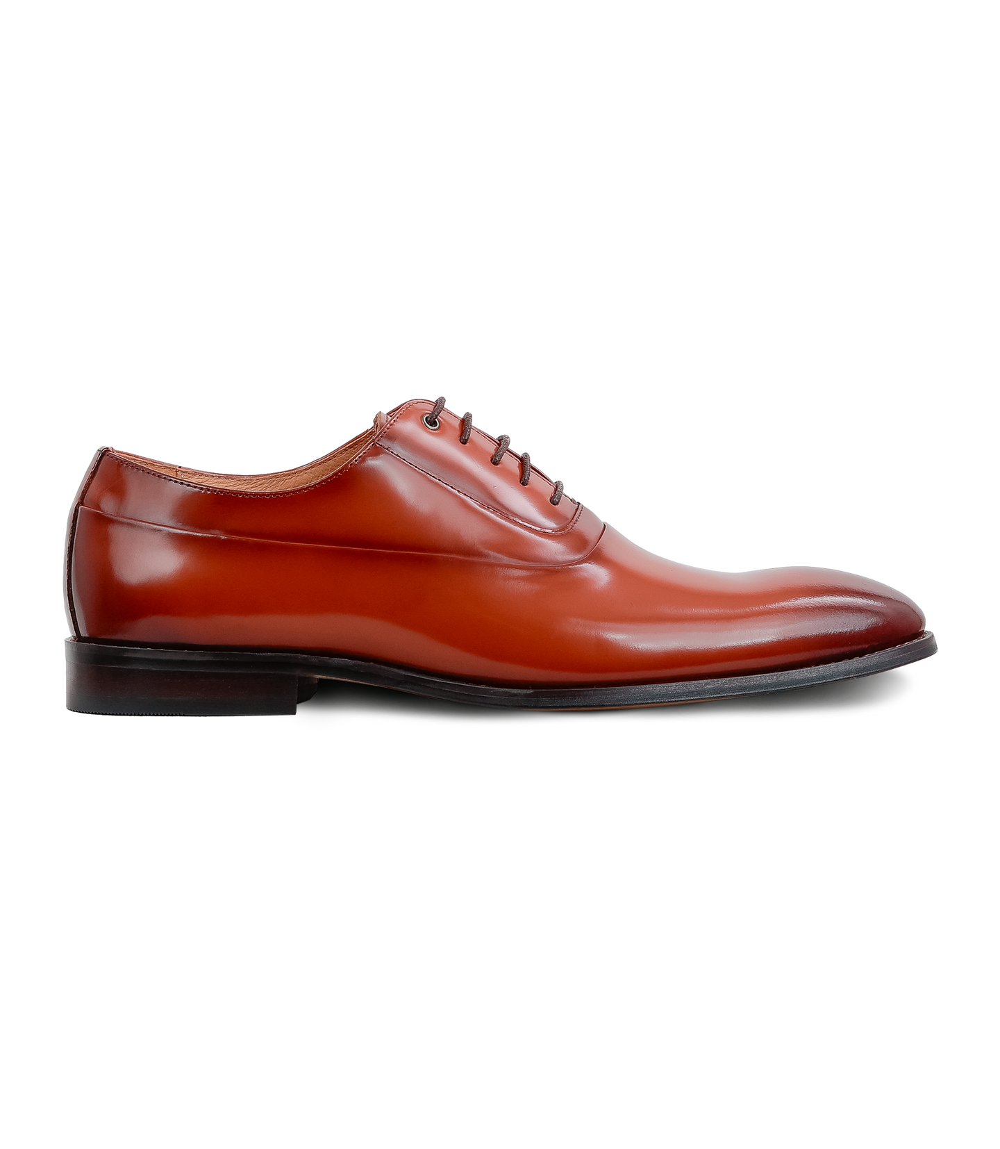 Premium Men’s Reddish-Brown Leather Oxford Shoes