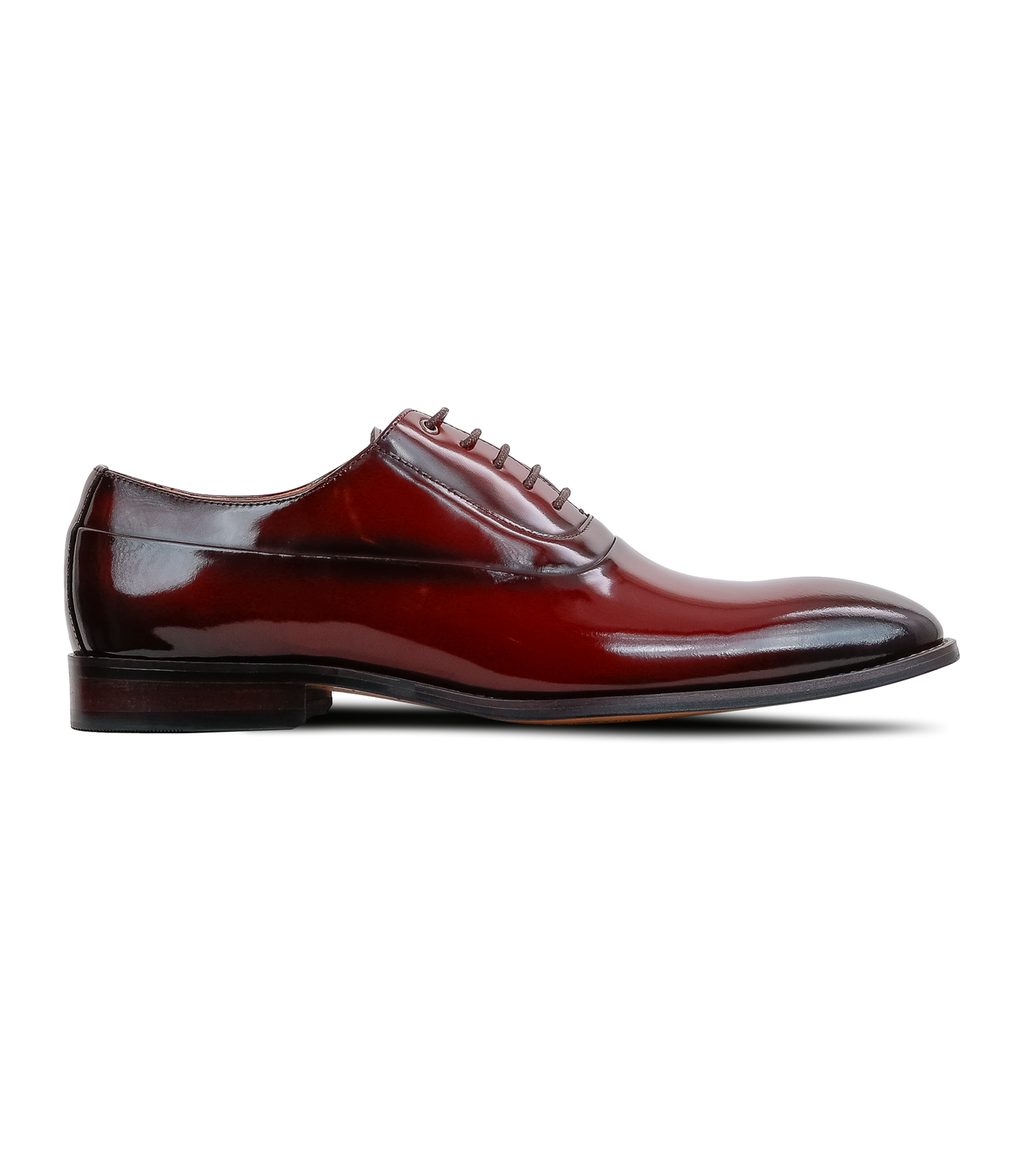 Premium Men’s Burgundy Leather Oxford Shoes